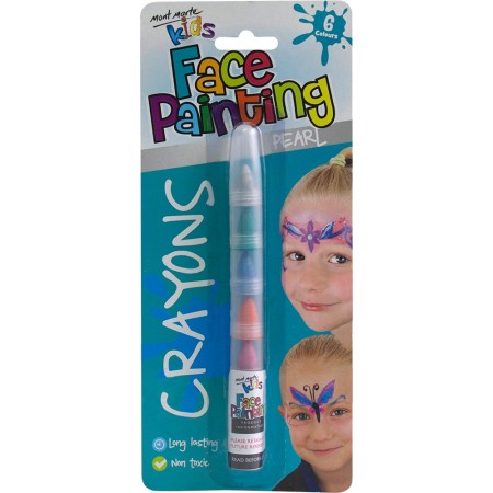 MM Kids Face Painting Nail Crayons - Pearl