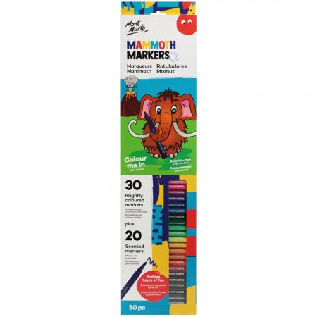 MM Mammoth Markers Set 50pc MMKC0198