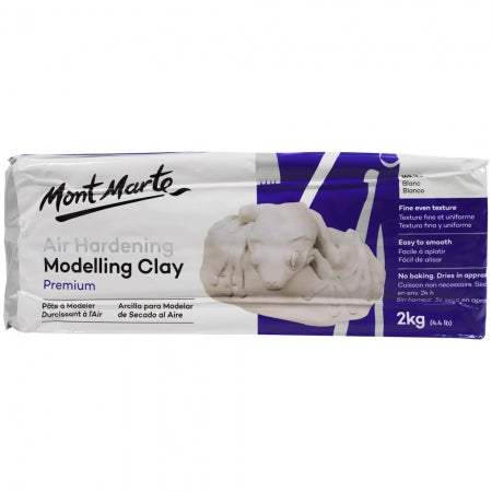 MM Air Hardening Modelling Clay - White 2kg MMSP0007