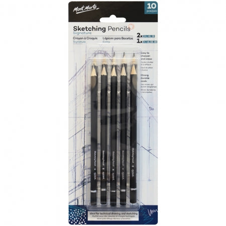 MM Sketching Pencils 10pc MPN0111