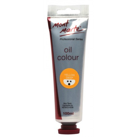 MM Oil Paint 100mls - Yellow Deep