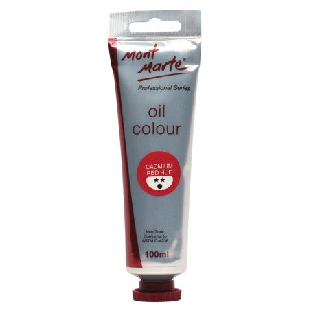 MM Oil Paint 100mls - Cadmium Red Hue. MPO0009