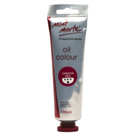 MM Oil Paint 100mls - Crimson Red. MPO0012