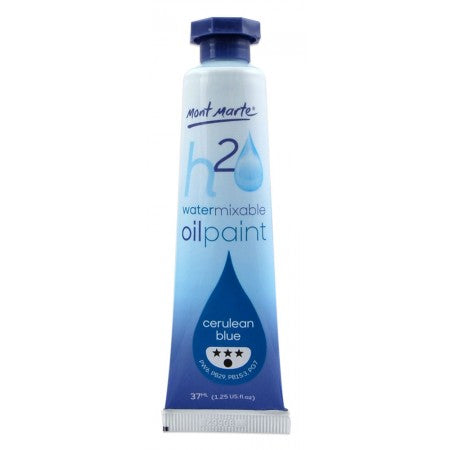 MM Water Mixable Oil Paint 37ml - Cerulean Blue.MPOW0022