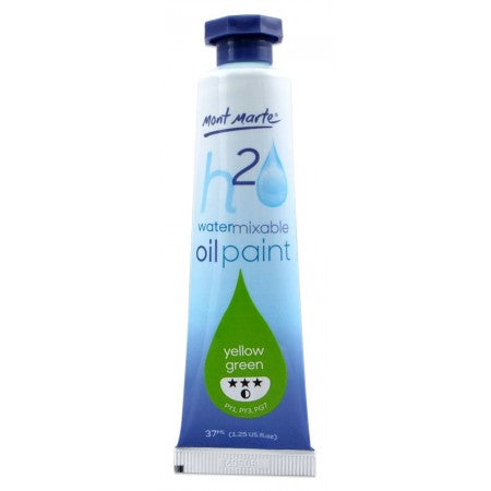 MM Water Mixable Oil Paint 37ml - Yellow Green.MPOW0027