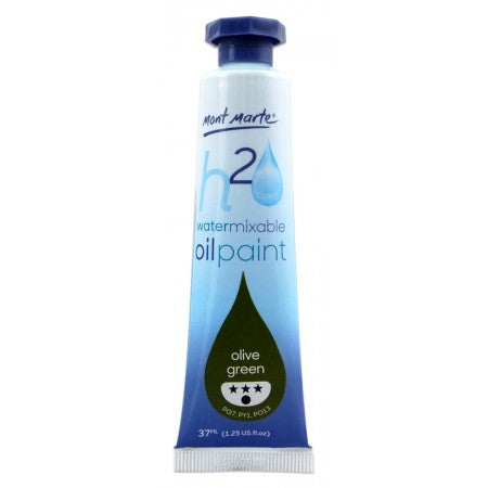 MM Water Mixable Oil Paint 37ml - Olive Green.MPOW0031
