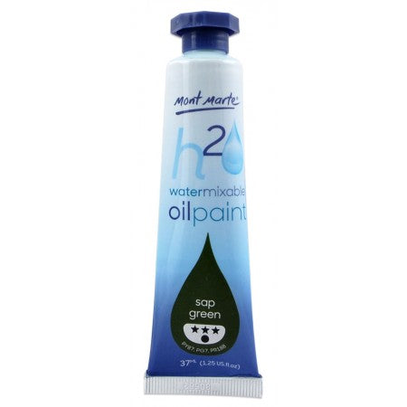 MM Water Mixable Oil Paint 37ml - Sap Green.MPOW0032