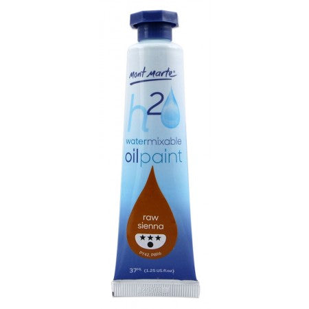 MM Water Mixable Oil Paint 37ml - Raw Sienna.MPOW0034