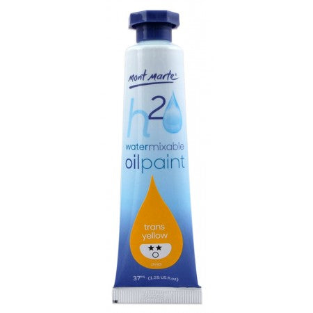 MM Water Mixable Oil Paint 37ml - Trans Yellow.MPOW0043