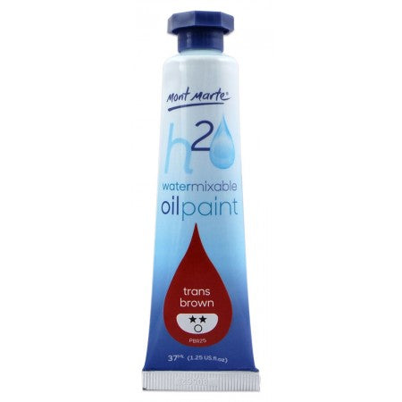 MM Water Mixable Oil Paint 37ml - Trans Brown.MPOW0048