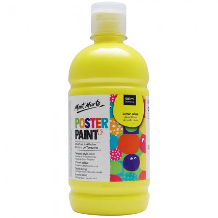 MM Poster Paint 500ml - Lemon Yellow