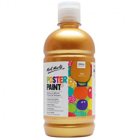 MM Poster Paint 500ml - Gold