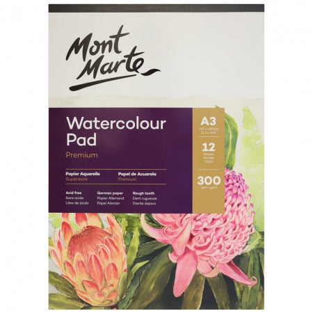 MM Watercolour Pad German Paper A3 300gsm. MSB0065