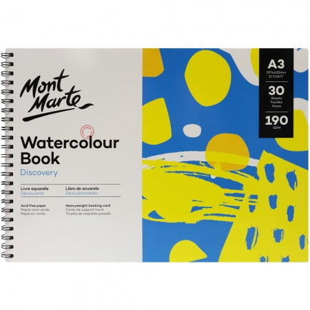 MM Watercolour Book 190gsm A3