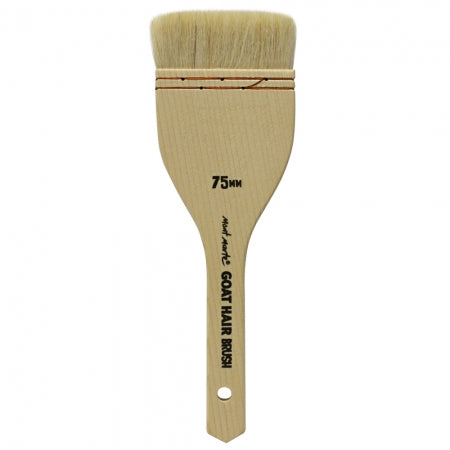 MM Goat Hair Pine Wood Brush - 75mm MSBS0003
