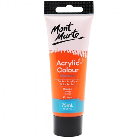 MM Acrylic Colour Paint 75ml - Orange . MSCH7507