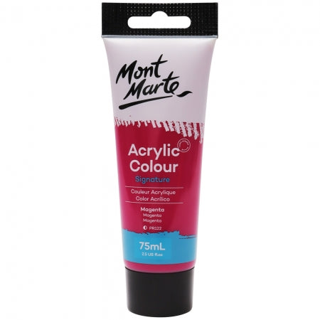 MM Acrylic Colour Paint 75ml - Magenta . MSCH7513