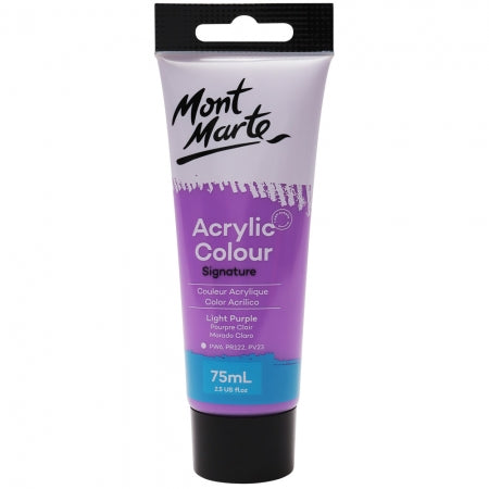 MM Acrylic Colour Paint 75ml - Light Purple . MSCH7515