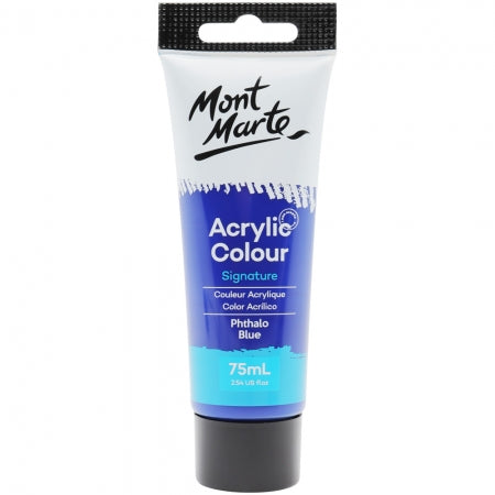 MM Acrylic Colour Paint 75ml - Phthalo Blue. MSCH7520