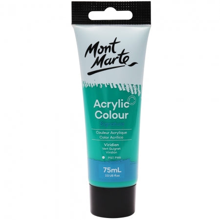 MM Acrylic Colour Paint 75ml - Viridian . MSCH7525