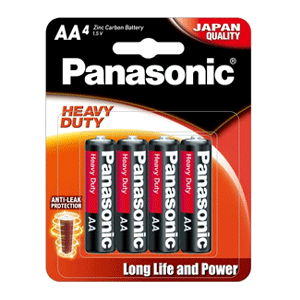 Panasonic H/D AA Batteries PA/AA/H