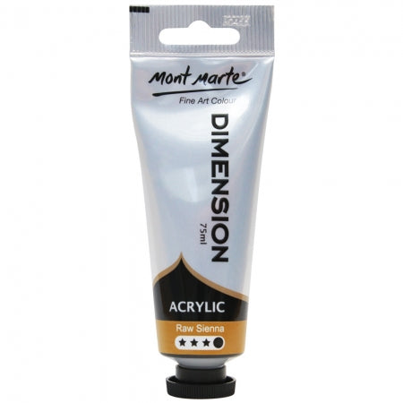 MM Dimension Acrylic 75mls - Raw Sienna PMDA0032