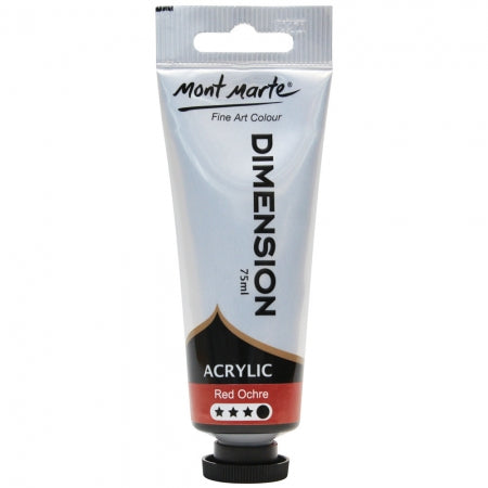 MM Dimension Acrylic 75mls - Red Ochre PMDA0035