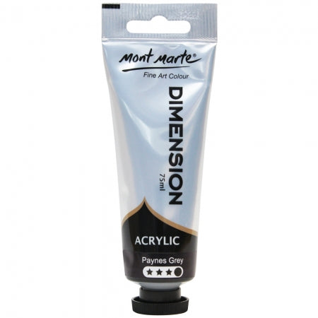 MM Dimension Acrylic 75mls - Paynes Grey