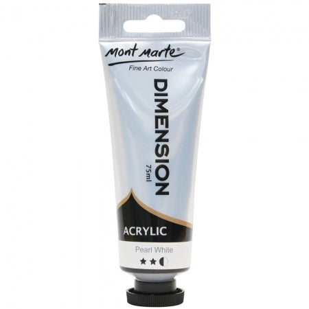 MM Dimension Acrylic 75mls - Pearl White PMDA0044