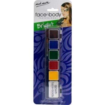 MM Face n Body Paint Kit 6 colours - Bright