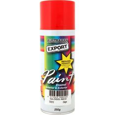 Export Aerosol Spray Paint - Enamel, Gloss Red, 250g EX012