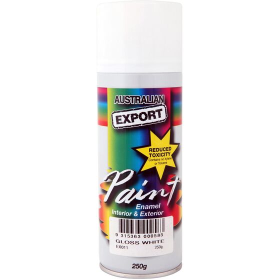Export Aerosol Spray Paint - Enamel, Gloss White, 250g EX011