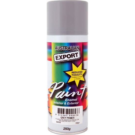 Export Aerosol Spray Paint - Enamel, Grey Primer, 250g EX010