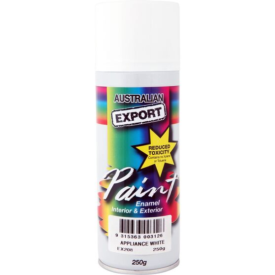 Export Aerosol Spray Paint - Enamel, Appliance White, 250g EX208