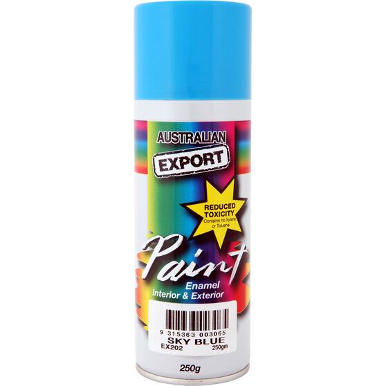 Export Aerosol Spray Paint - Enamel, Sky Blue, 250g EX202