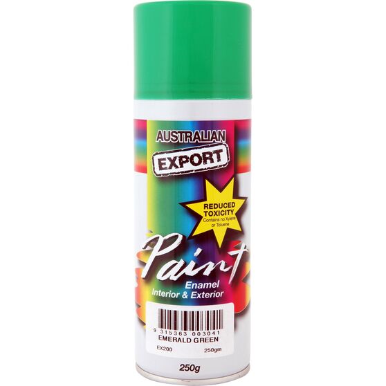 Export Aerosol Spray Paint - Enamel, Emerald, 250g EX200