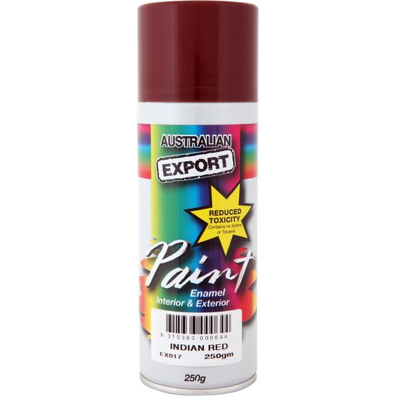 Export Aerosol Spray Paint - Enamel, Indian Red, 250g EX017