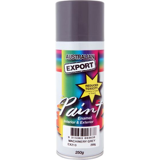 Export Aerosol Spray Paint - Enamel,Machinery Grey, 250g EX213
