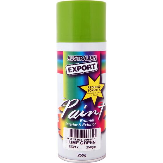 Export Aerosol Spray Paint - Enamel, Lime Green, 250g EX217