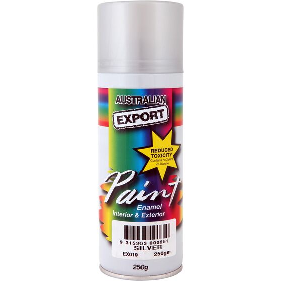 Export Aerosol Spray Paint - Enamel, Silver, 250g EX019