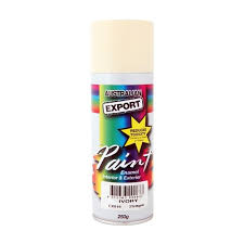 Export Aerosol Spray Paint - Enamel, Ivory, 250g EX016