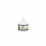 CANDLE CHURCH 7X7.5CM - WHITE CNPL77W