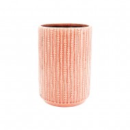 VASE CERAMIC RD 14X20.5CM-PALEPINK   CP100170L