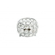 9.5X7CMRDCLRBEADEDCANDLEHLDR CH-8025