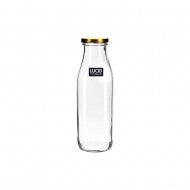 GLASSBOTTLEW/SILVERLID500ML21.7CMH GJ111275-1