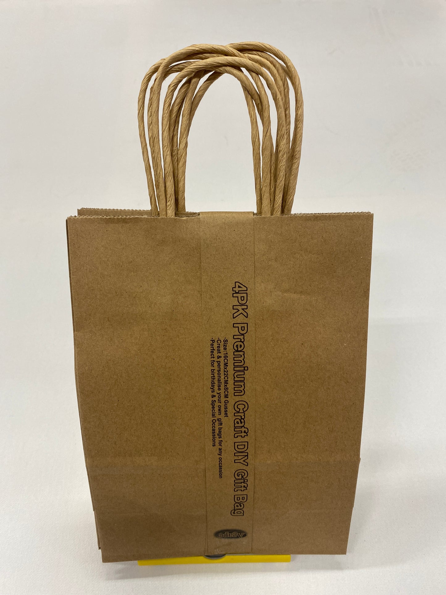 4pk Craft bags 20x15x9cm . 9732