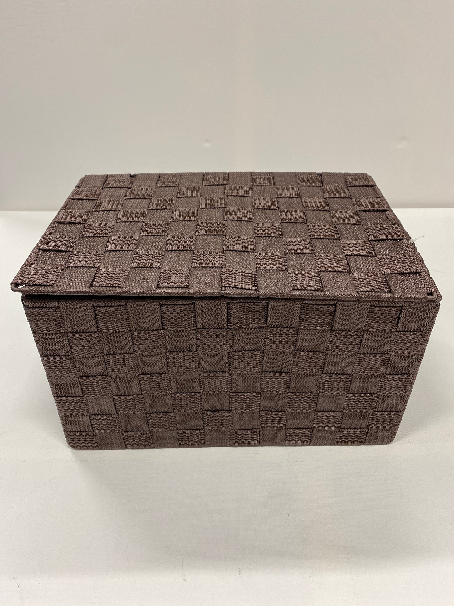 PP Hamper basket with cover Kya02B-brown/4