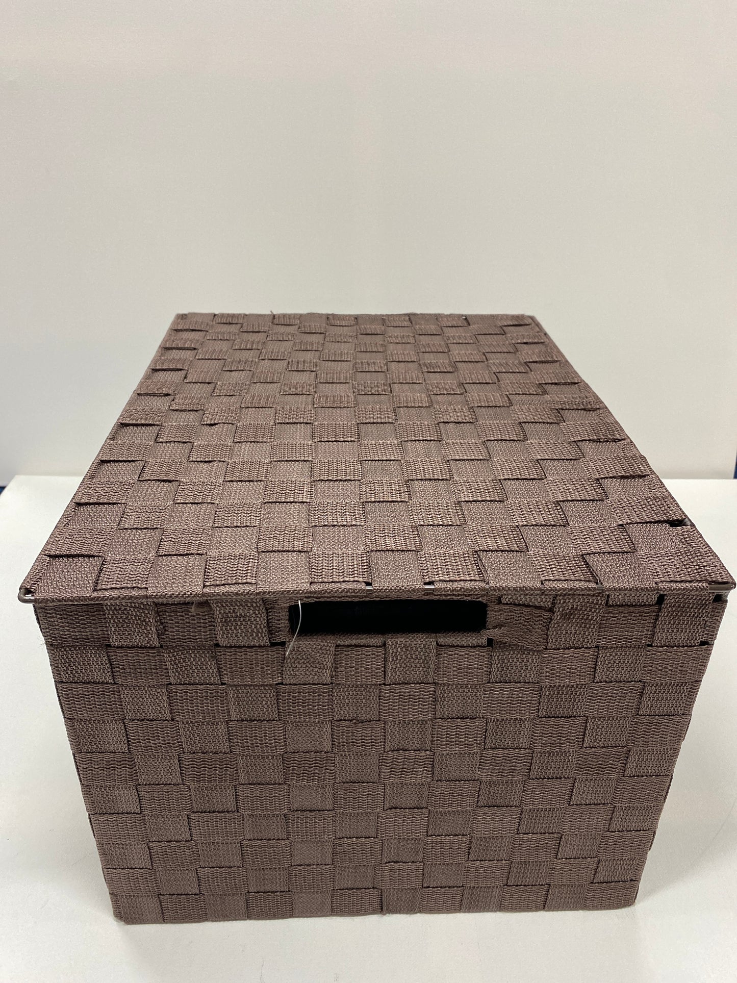 PP Hamper basket with cover Kya02B-brown/8