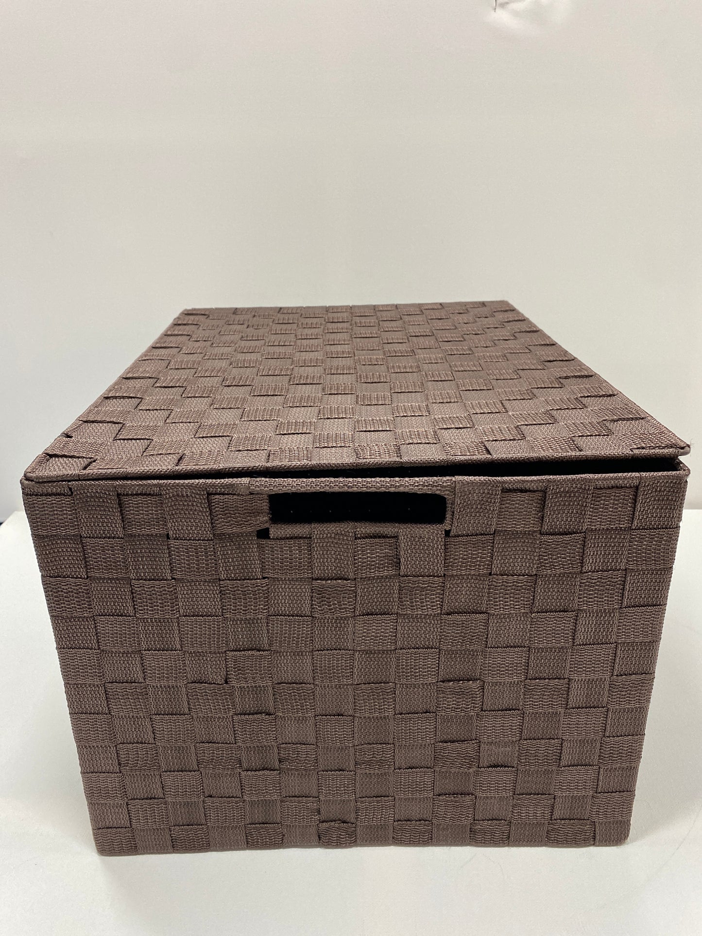 PP Hamper basket with cover Kya02B-brown/10