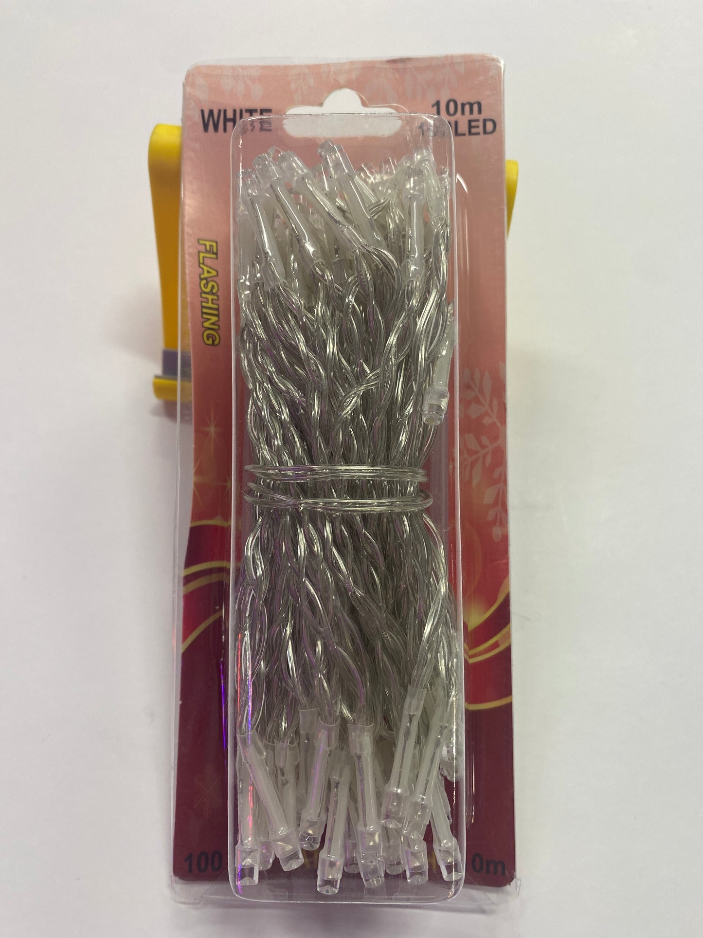100L FLASHING LED BATTERY LIGHT 1M-WHITE COLOUR 60536
